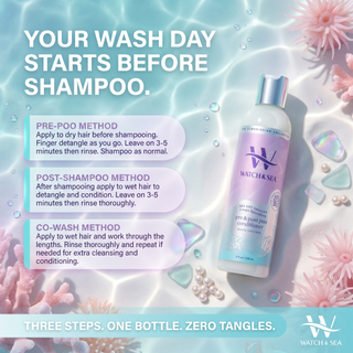 “SEA ANY TANGLES” 3-Ways Flourishing Pre & Post Poo Conditioner