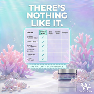 "SEA THIS HOLD” Maximum & Shimmery Slickback Glaze
