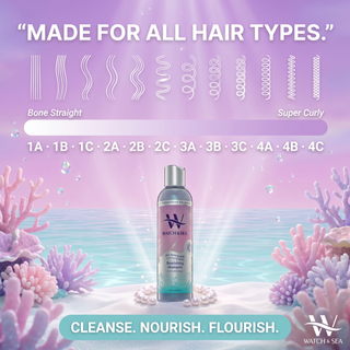 “SEA HOW CLEAN” Shimmer & Shine Detangling Shampoo