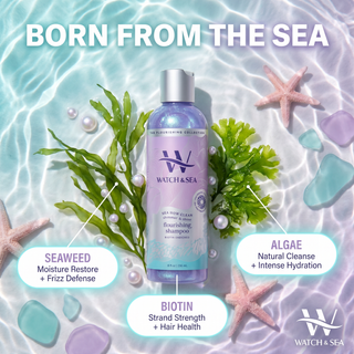 “SEA HOW CLEAN” Shimmer & Shine Detangling Shampoo