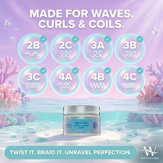 “SEA THIS PERFECTION” Twist & Braid Out Soufflé