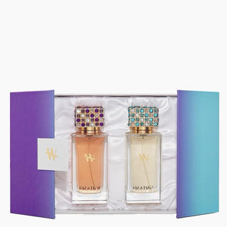 Aurora Blue and Violet Sky Perfume Collection