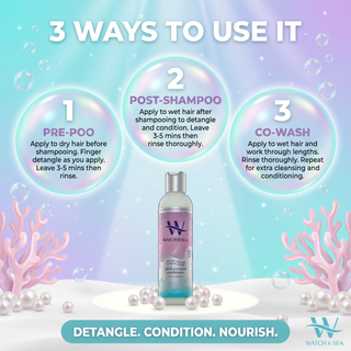 “SEA ANY TANGLES” 3-Ways Flourishing Pre & Post Poo Conditioner