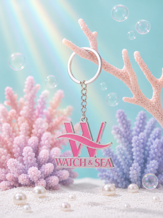 The Watch & Sea Logo Keychain