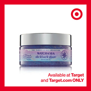 AVAILABLE IN TARGET & TARGET.COM ONLY "SEA THIS HOLD” Maximum & Shimmery Slickback Glaze