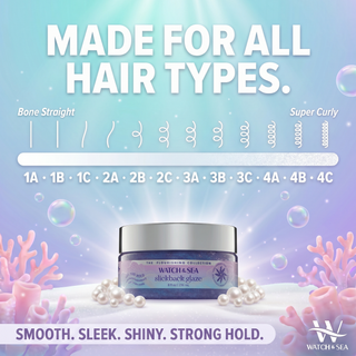 "SEA THIS HOLD” Maximum & Shimmery Slickback Glaze
