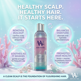 “SEA HOW CLEAN” Shimmer & Shine Detangling Shampoo