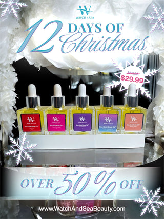 5 Piece Holiday Mini Sea Gold Body Oil Set