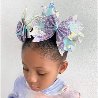 Lily Frilly Galaxy Girl Hair Bow