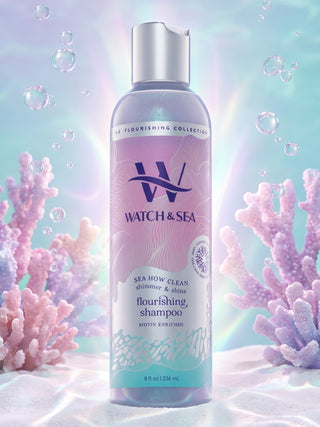 “SEA HOW CLEAN” Shimmer & Shine Detangling Shampoo