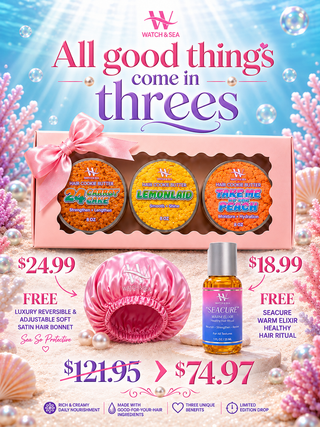 All Good Things Come in Three - Hair Cookie Butter