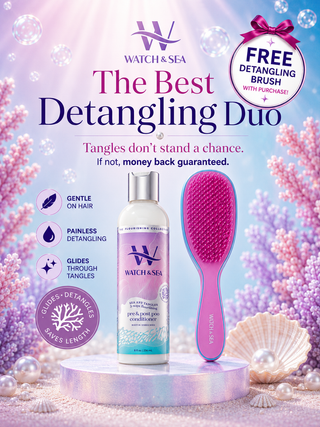 “SEA ANY TANGLES” 3-Ways Flourishing Pre & Post Poo Conditioner