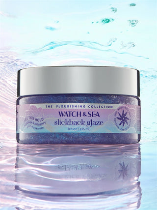 "SEA THIS HOLD” Maximum & Shimmery Slickback Glaze